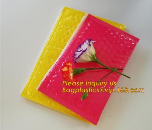 Flat Envelopes Zip lock Bubble Bag, Low Price Most Popular Bubble Slider Bag,Plastic PE Material Mailer Slider Air Ziplo