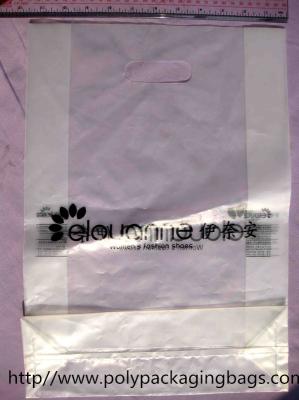 O plástico inferior quadrado reciclável cortou sacos para os fatos/sapatas