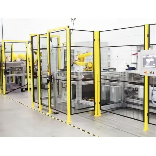 Workshop Warehouse Robot Isolation Net Guardrail Within Rack Structure 2000*600*2000
