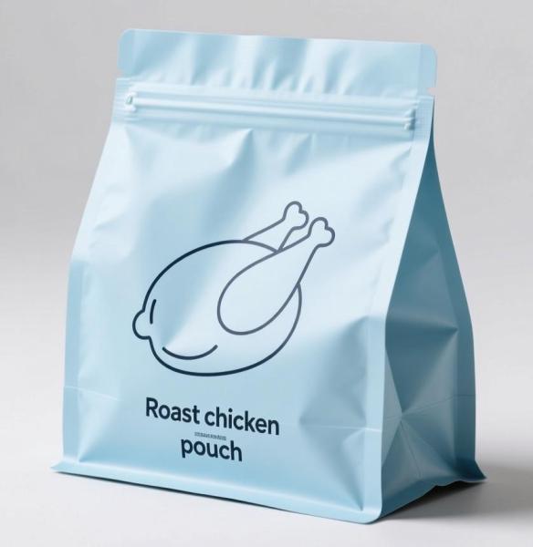 Anti Fog Roast Chicken Bags 50-120 Microns Thickness For Supermarkets / Delis