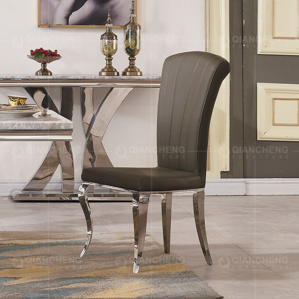 Home Furniture 20x26x42inch SS Dining Chairs Bold Curves American Style