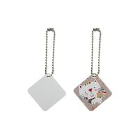 Double Sided Printing Blank Sublimation Dog Tags With Aluminium Sheet Custom Pet Tag