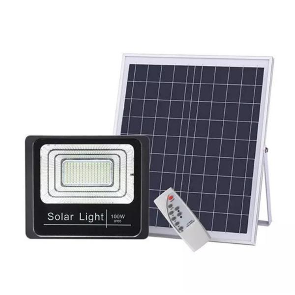 100 Watt  IP67 Solar Powered LED Floodlights With Radar