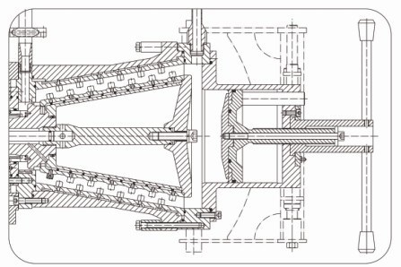 Коническая штифтовая влажная мельница Нано горизонтальная песчаная мельница
