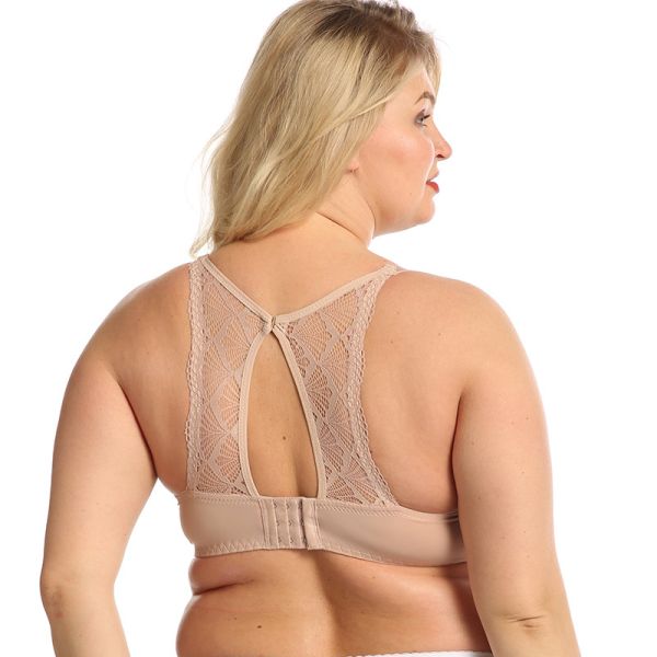 E Cup New Arrival Plus Size 40-50E Women Lace Bra Beautiful Back Comfortable Bra Women Plus Size