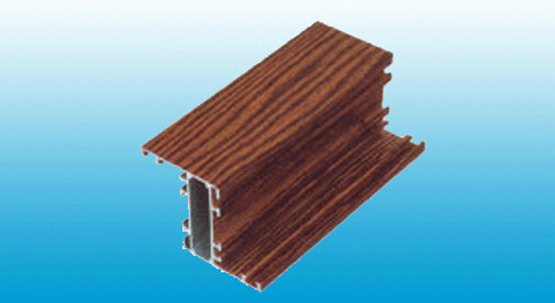 Thickness 2.0MM Different Color Wood Grain Aluminum Extrusion Profile