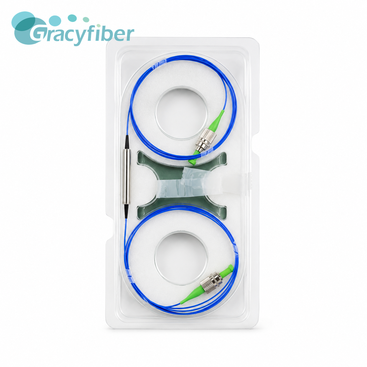 1550nm Dual Stage PM Fiber Isolator 500mW Corning PM1550 Slow Axis High Isolation Low Loss FC APC Steel Tube，Passive Optical Components