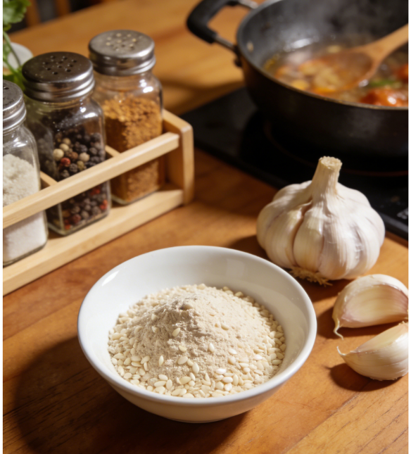 Premium Garlic Powder | Rich Flavor for Cooking & Baking
