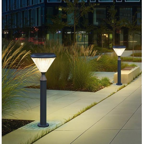 CE RoHS CCC 9W LED 20ah Garden Solar Stake Lights Outdoor