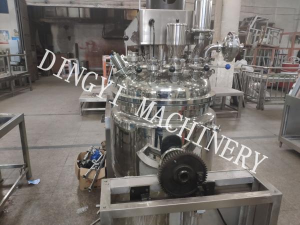High Production Efficiency Vacuum Planetary Mixer PLC Touch Screen Control