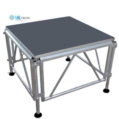 18mm Plywood or 18mm Tempered Glass Platform Material Mobile Stage Red and OEM Offered