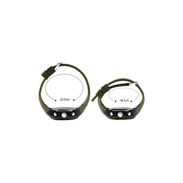 Big Size Digital Alloy Case Watch Water Resistant TPU Strap ROHS Certification