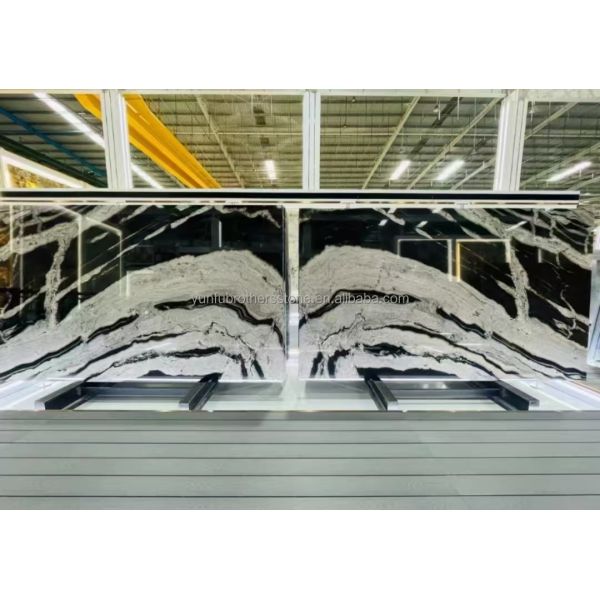 Hotel Polished Black Ink Impression Marble Natural Stone Bathtub for Home Bathroom
