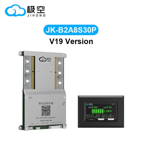 Jikong Jk-B2a24s30p 300A Active Balance 2A Li-ion LiFePO4 Lto Battery Management Systems Inverter BMS 8s 17s 20s 24s 12V 24V 72V