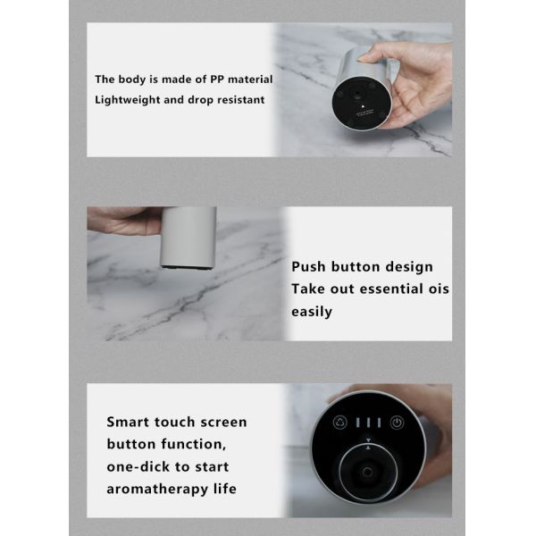 HOMEFISH ABS PP Электрический диффузор ароматизации Автомобильный диффузор ароматизации 2000 мАч