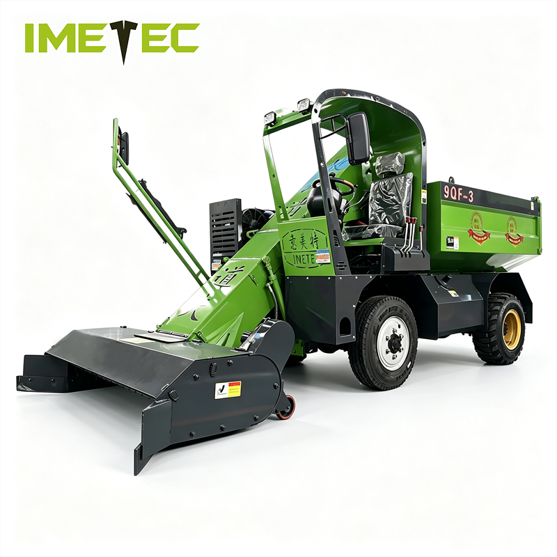 Diesel Dung Cleaning Machine Poultry Litter Equipment Manure Collector OEM