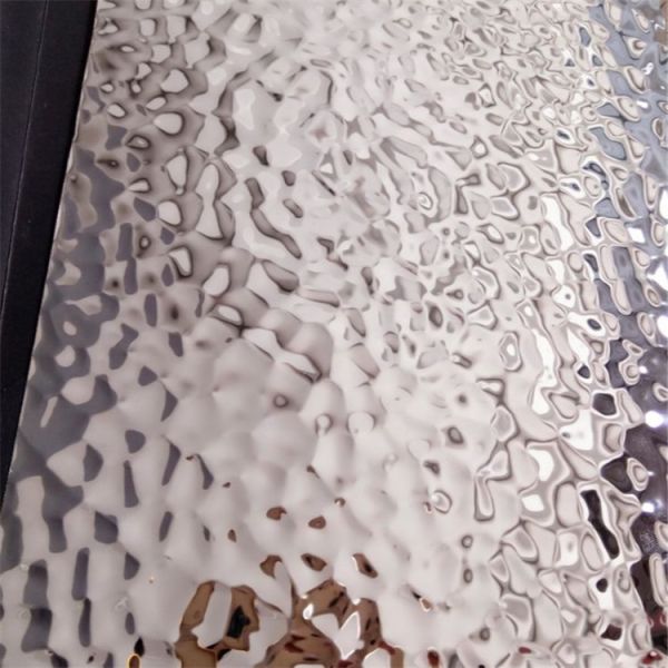 decorative stainless steel ceiling panel hammered stainless steel sheet mirror finish