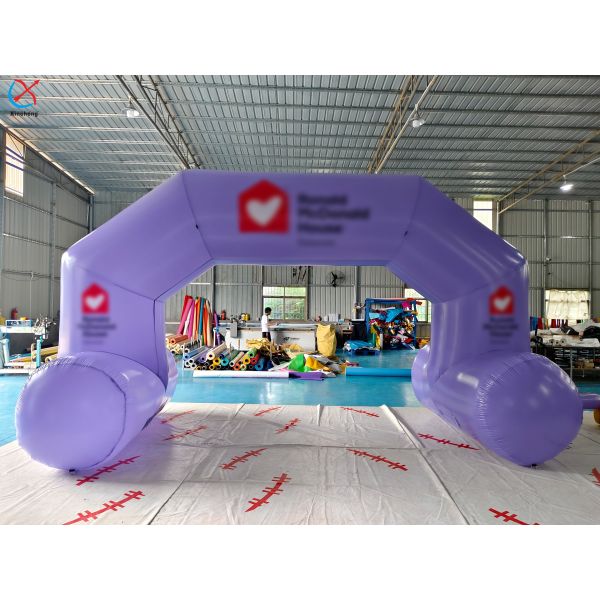 Heavy-Duty PVC Inflatable Arch Custom Printed Air Tight for Events Races & Promotions