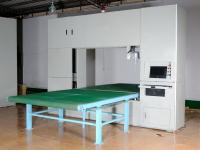 Machine professionnelle de coupeur de mousse de commande numérique par ordinateur pour la coupe de couteau circulaire avec le circuit de freinage