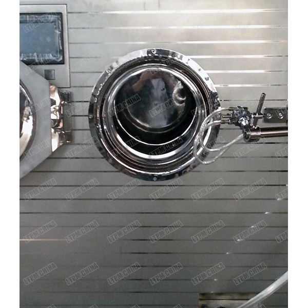 Pharmaceutical Pill Coating Machine Hot Air Cabinet Motor Power 0.75 Kw