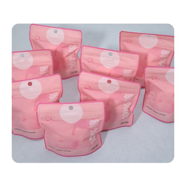 Portable Round Makeup Remover Pads 5pcs 10pcs 20pcs Cotton Cosmetic Pads