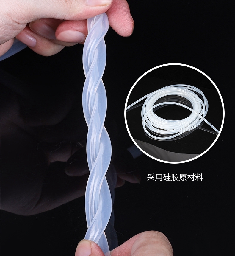 Medical Grade High Temp Silicone Hose Transparent Liquid Water Custom Made Silicone Hoses