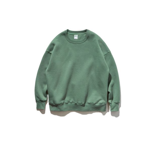 Embossed Crewneck Sweatshirt Mens Mens Blank Oversized Sweatshirts Dropped Shoulder