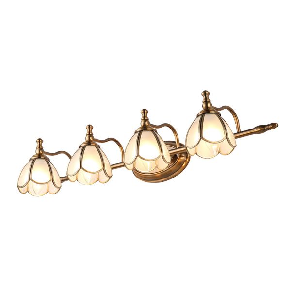 LED American vanity Mirror Headlight multicolor mirror cabinet Glass Wall lamp mirror wrought iron lamps (WH-MR-71)