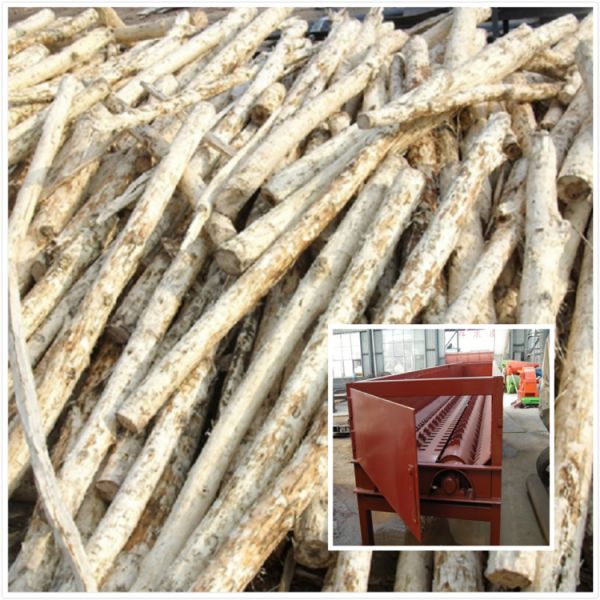 6m 2 машина крена 150r/M 10T/H деревянная Debarking