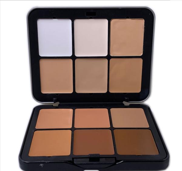 Marca própria de creme da paleta do contorno do ocultador de 12 cosméticos da cor
