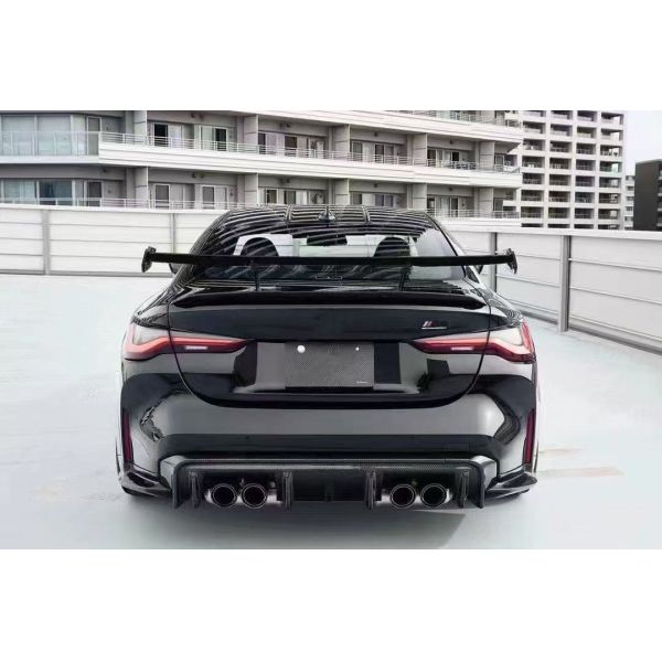 For BMW G82 M4 Dry Carbon Fiber Body Kit G82 M4 3D Style Carbon Fiber Front Lip Side Skirt Diffuser Spoiler