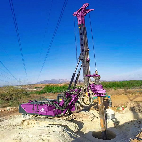 Rotary Piling Machine Building Infrastructure Construction Machinery Mobile Rotary Drilling Rig