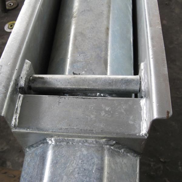 Street Yard Classic Garden Light Pole with Welding standard AWS D.1.1 Steel Material