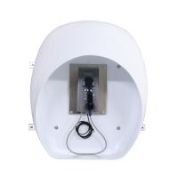 Capots téléphoniques en polyester renforcé de fibre de verre, acoustiques, anti-vandalisme, pour environnements bruyants