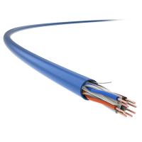 Le câble UTP CAT6 de réseau câblent la veste de PVC de cuivre nue de 23AWG 0.55mm