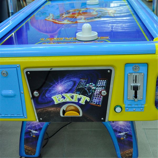 2 Players Small Air Hockey Arcade Machine For Space Theme Amusement