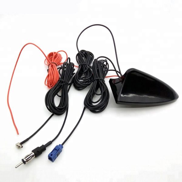 TV GPS GSM FM AM Car Aerial Antenna Shark Fin 3dBi 1575.42mhz