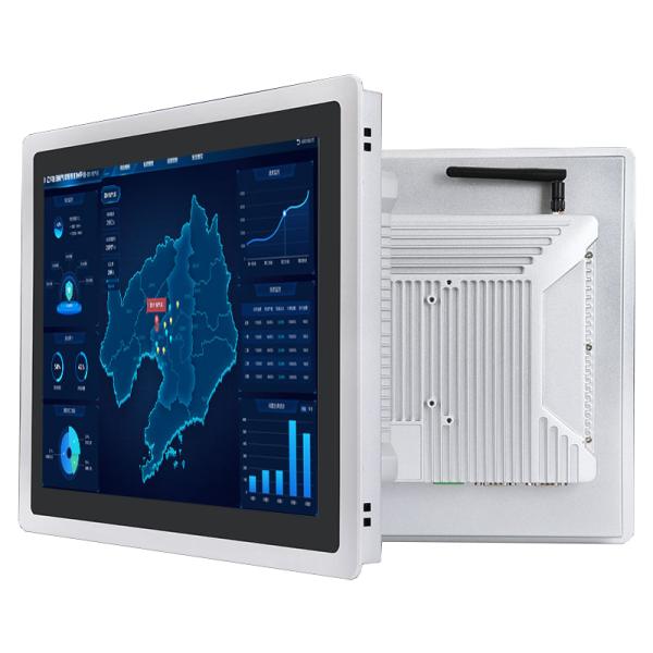 PC de panel de pantalla táctil industrial de 15 pulgadas J1900 IP65 Empotrado con corte a medida, resistente al agua, USB, LAN, RS232, pantalla HD, PC de panel de pantalla táctil
