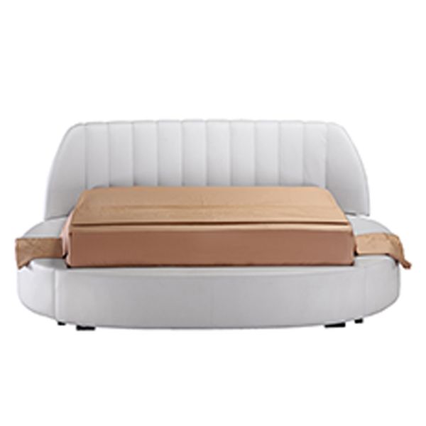Bedroom Round Ottoman Storage Bed Multifunctional Comfortable