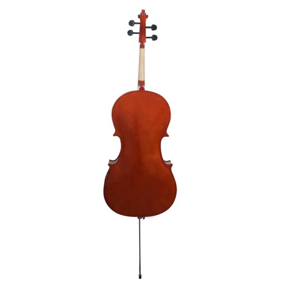 China Hand Made  Professional Wholesale Glossy Varnishing 4/4 Cello The panels are  made of solid spruce wood