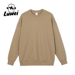 Crew Neck Organic Pure Felpa Uomo 350g Moletons Camisa De Entrenamiento 100%Cotton Sweatshirt Pullover Hoodie