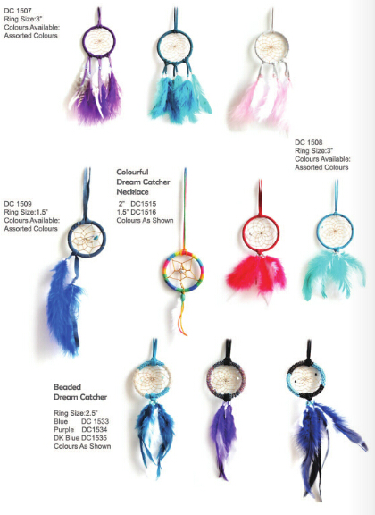 Circular Purple Handmade Dream Catcher Net With Feathers Wall Hanging Decoration Decor Craft Gift Wind Chimes for Home