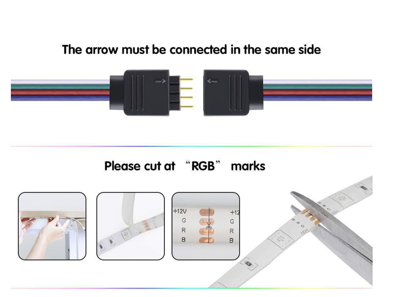 12V IP65 5m/10m 5050 светов приведенных прокладки света прокладки СИД RGB декоративных с удаленным