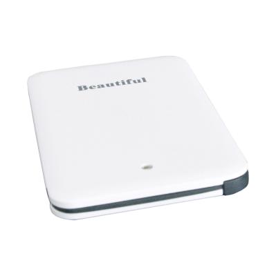 2500mAh Capacity power banks, Plastic, with LED display, Charger for iPhone, Samsung.