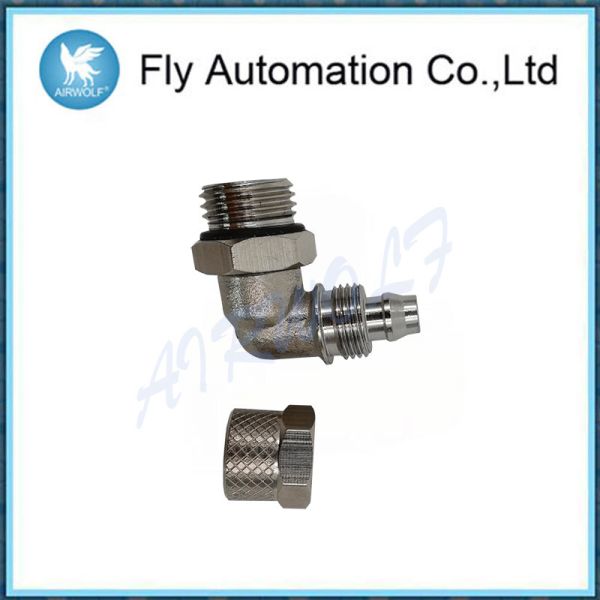 Штуцеров соединителей шарнирного соединения спринт локтя серебристых пневматических мужской 1541 серия