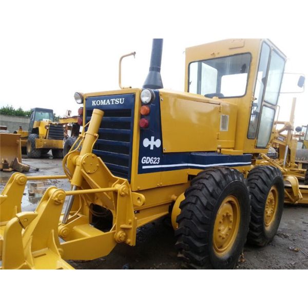                 New Maintenance Used Komatsu Motor Grader Gd623A Secondhand 13ton Grader Komatsu Gd623 for Sale             