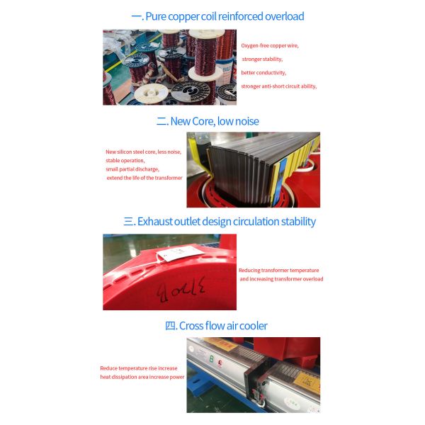 Three Phase Dry Type Distribution Transformer 30 - 3000kva Rated Capacity