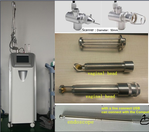 2016 New arrival !!!Disrete scanning vaginal fractional co2 laser machine