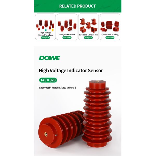 Spout 145X320 изолятора 40.5KV датчика Switchgear эпоксидной смолы высоковольтный