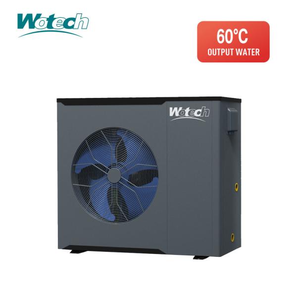 R32 Bomba de calor de fonte de ar para aquecimento, resfriamento e aquecimento térmico de aço galvanizado 14kw monobloco